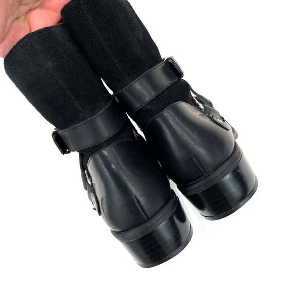 RALPH LAUREN Short Biker Boots - Picture 6 of 10